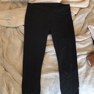 Lululemon Athletica Black Crop Leggings